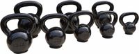 Toorx Fitness Gietijzeren Kettlebell - Met Rubber Basis - 20 kg - Zwart