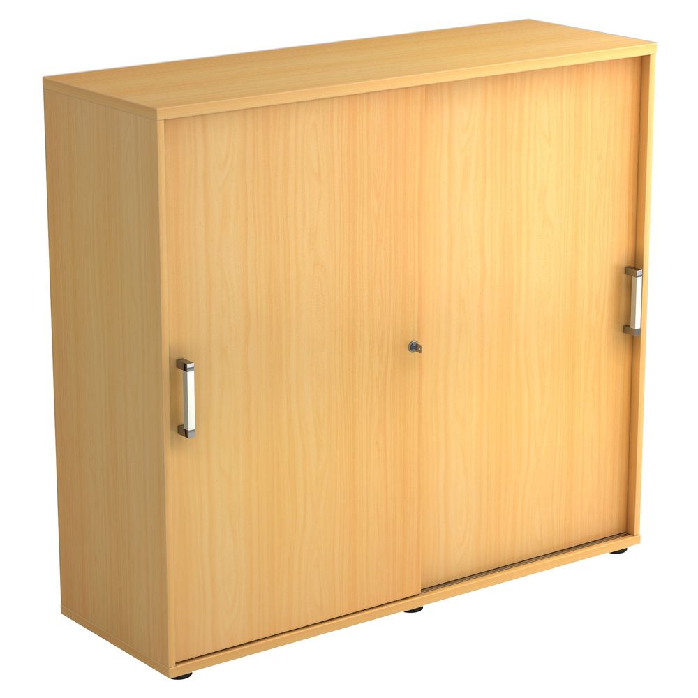 Schuifdeurkast - Beuken - 120 x 40 x 110 cm - Beta 1753S