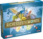 Lansay Rijkdom van de wereld originele editie tactisch spel vanaf 8 Familiestrategie Maximaal vermogen en kracht verzamelen Spannende Competitie 45 Minuten Onderdelen