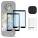 NEEWER CA156 schermbeschermer en lensbescherming compatibel met Insta360 X5 X4 actiecamera's, gehard schermfolie (2 stuks), siliconen dop beschermhoes en vervangende accessoireset, CA156
