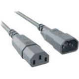 Bachmann Cordon d'alimentation - IEC 60320 C14 vers IEC 60320 C13 - 1 m - gris