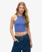 Superdry Studios Racer Tanktop Femme Bleu Taille 36