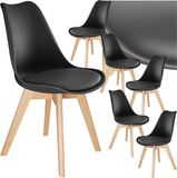 tectake® Eetkamerstoel Frederikke - Set van 6