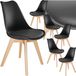 tectake® Eetkamerstoel Frederikke - Set van 6