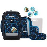 ergobag Maxi-set 6-delige sac à dos ergonomique, école primaire, idéal pour les grands enfants à partir de la 1ère année
