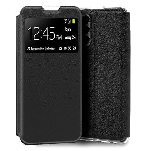 Cool Flip Cover voor Samsung M135 Galaxy M13 glad, zwart