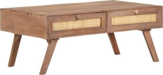 VidaXL Salontafel 100x60x40 cm massief mangohout