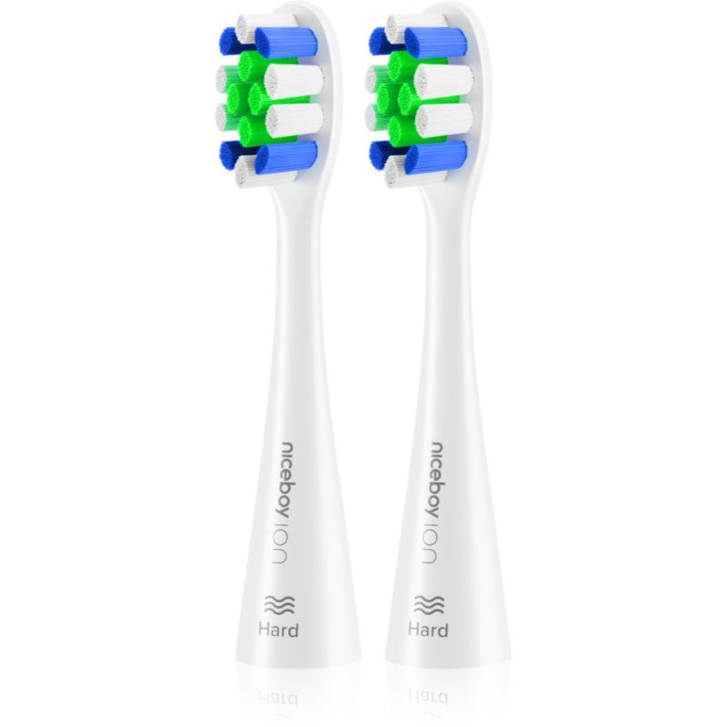 Niceboy ION Sonic Kids replacement brush head - White, 2 pieces, ultra soft