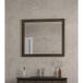 Saniclass Holz Base spiegel – 80x70 cm – Donker eiken mat