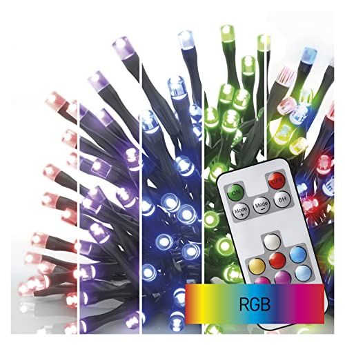 Emos LED-lichtsnoer - 12m - 120 LEDs - Kleurrijk - Binnen & Buiten - 72 Modi - Afstandsbediening