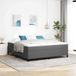 Maison Exclusive - Lit boxspring, gris clair, 180 x 200 cm, revêtement en cordura