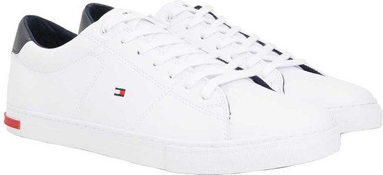 Tommy Hilfiger Essential Leather Detail Vulcanized Sneakers White Men EU 46 - 2024