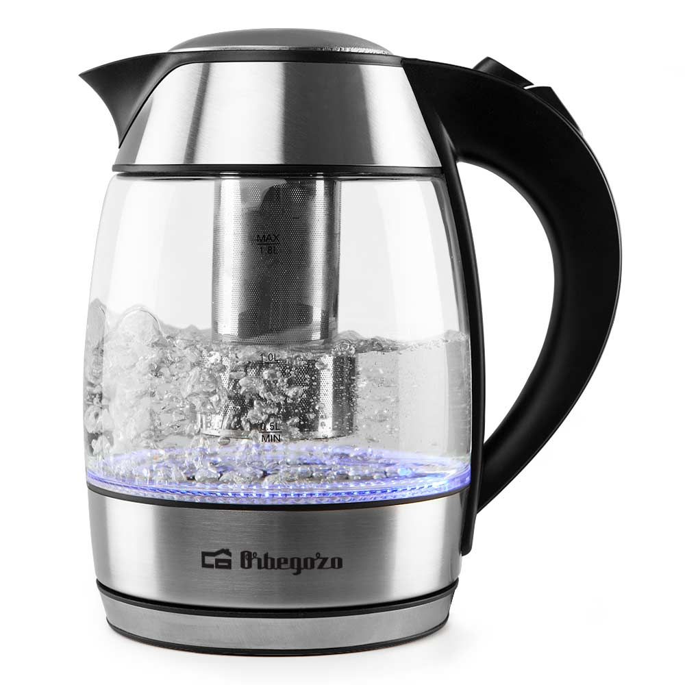 Orbegozo KT 6040 - Waterkoker - 1.8 liter - Zwart/RVS