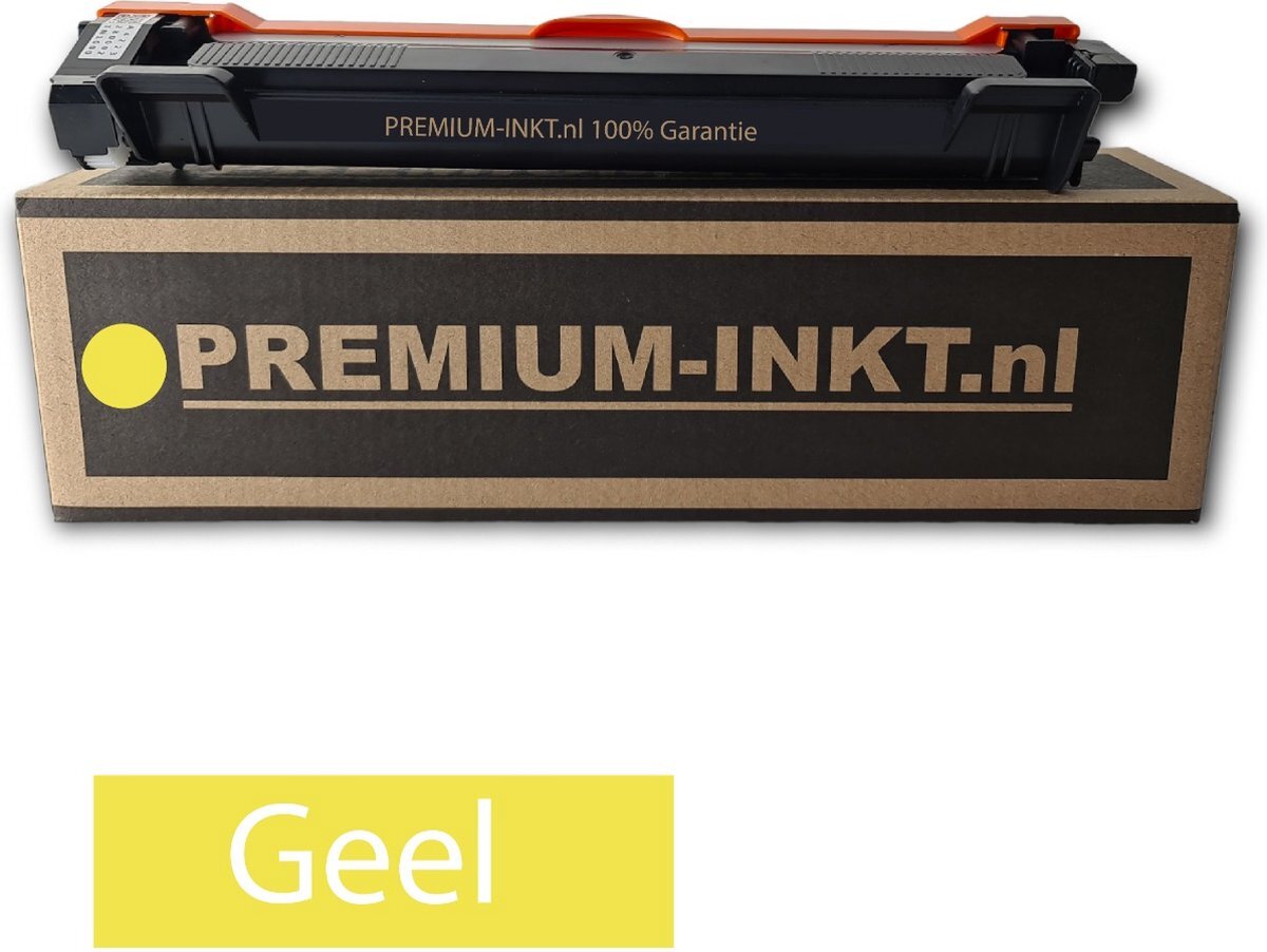 Premium-inkt.nl Brother R-TN221/TN-241BK/TN-241BK -DCP-9015CDW DCP-9017CDW DCP-9020CDW DCP-9022CDW HL-3140CW HL-3142CW HL-3150CDN HL-3150CDW HL-3152CDW HL-3170CDW HL-3172CDW- Geel Toner Met Chip