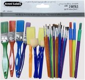 Cleopatre 260161 Penseelset, 25 stuks, Meerkleurig
