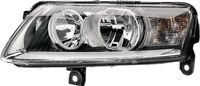 HELLA Koplamp links, 12V, W5W halogeen, geschikt voor onder andere AUDI A6