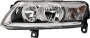 HELLA Koplamp links, 12V, W5W halogeen, geschikt voor onder andere AUDI A6