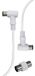 Antennekabel M90° / M 90° 1,5 m wit