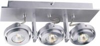 Artdelight Spot Meist 3 lichts aluminium