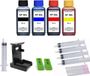 HP Kit de recharge pour 304 (XL) Cartouches d'encre noires et couleur - 4 x 100 ml d'encre de recharge + Accessoires