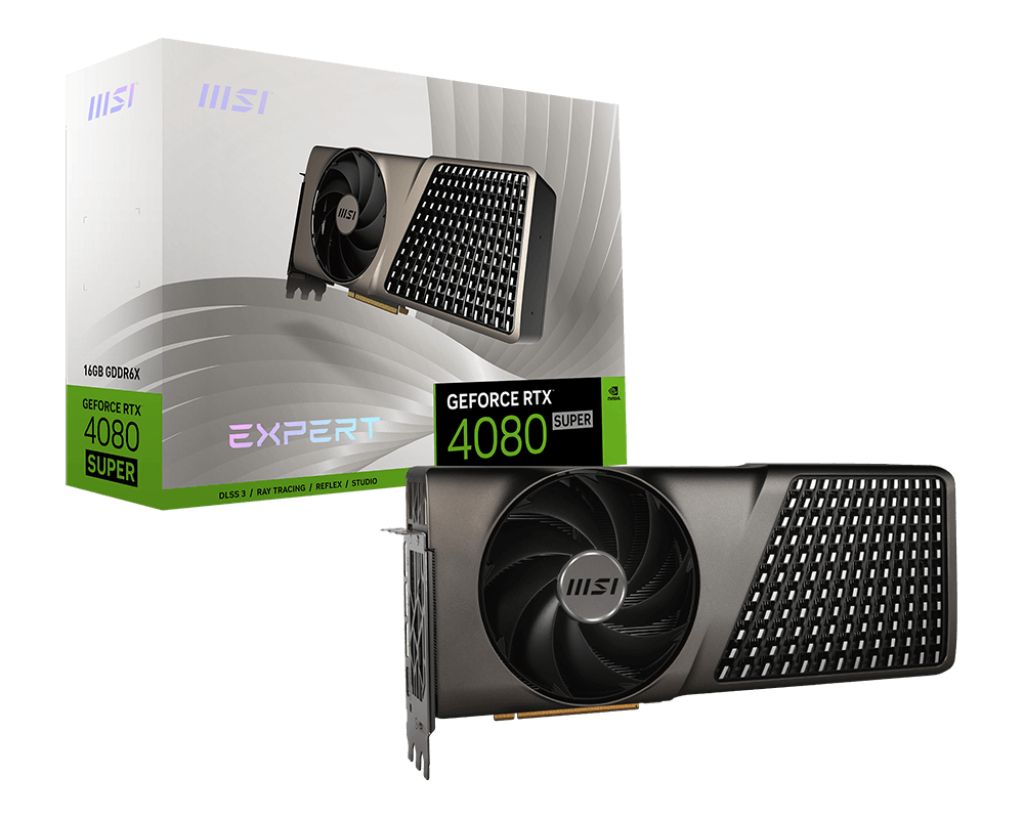 MSI GeForce RTX 4080 SUPER 16G EXPERT - 16GB GDDR6X - Gaming Graphics Card