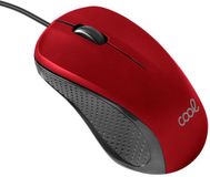 COOL Accesorios 8434847072722 Optische USB-muis Zwart;Rood