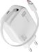 Cellularline Retractable Power 30W Headset, Universeel Wit AC Binnen