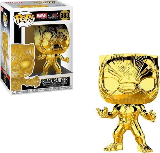 Funko Black Panther (Chrome) #383 - Marvel - 10 year Anniversary