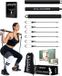 Bol Barre de Pilates réglable en longueur avec 6 bandes de résistance - entraînement complet du corps à domicile - équipement de fitness