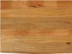 vidaXL Tafelblad met natuurlijke rand 90x60x2,5 cm massief mangohout