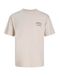 JACK & JONES Shirt 'JJEOrganic Studio' ivoor / chocoladebruin
