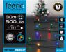 Feeric lights & Christmas Feeric lights Kerstverlichting - Gekleurd - 30 meter - 300 LED lampjes - Groen snoer