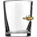 Whiskyglas ingelegd met een echte kogel Alcoholglas zwart