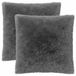 vidaXL Kussensloop 2 pcs HEERLEN Lichtgrijs 80 x 80 cm PV Fleece