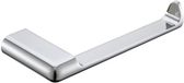Azomor® Porte-rouleau de papier toilette moderne en alliage de zinc, argent