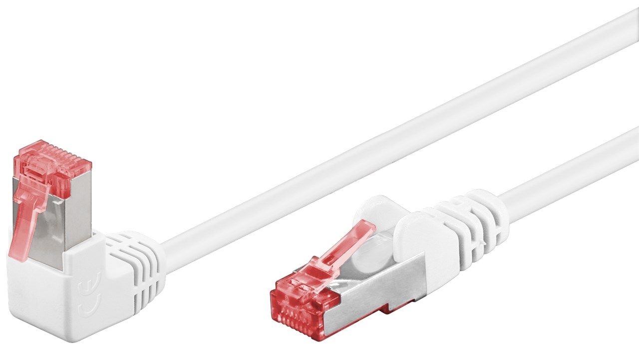 Goobay 51548 - Netwerkkabel - 0,25 m - Wit