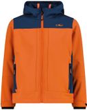 CMP Gevoerd hoodie voor kind, Maat 5 jaar, Polyester, Winddicht, Met capuchon, Ritszakken, Zijzakken, Herfst/Winter, Mannen, Wortel
