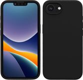kwmobile telefoonhoesje geschikt voor Apple iPhone 17e / iPhone 16e - Hoesje met siliconen coating - Smartphone case in zwart