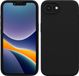 kwmobile hoesje geschikt voor Apple iPhone 17e / iPhone 16e - Hoesje met siliconen coating - Smartphone case in zwart