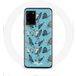 Maniacase Etui voor Samsung Galaxy S11 Plus Vlinders Blauwe Achtergrond