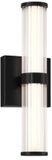 Eurofase LED Wand Buitenlamp Fayton | 14W 3000K 830 | Matte Black