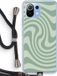Case Company - Xiaomi Mi 11 Lite Case with Cord - Swirl Green - Back Cover