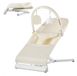 Latios Chaise berçante pour bébé - Chaise à bascule - Pliable - Beige