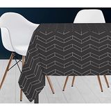 Soleil d'Ocre Ruimte Tafelkleed, Polyester, Grijs, 140 x 240 cm