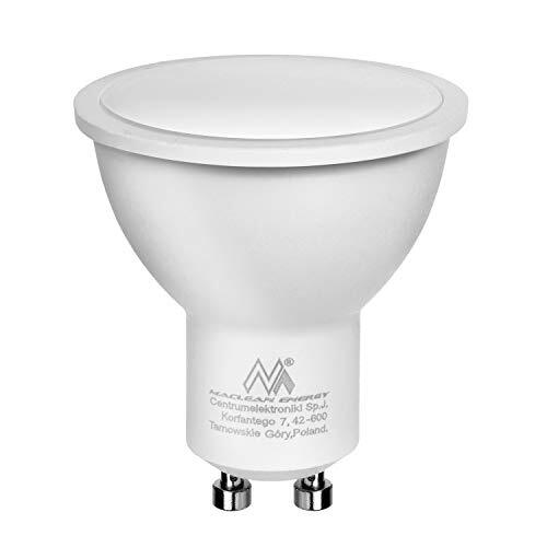 MacLean Maclean MCE437 NW GU10 LED-lamp 7W 560lm neutraal wit 4000K 120° stralingshoek 220-240V, 50/60Hz (neutraal wit, 1x stuk 7W 560lm)