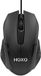 Hoxo Muis - Computermuis - Gaming muis – Ergonomisch muis – 1000 DPI – Zwart – 1.2 meter Kabel