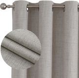 Merkloos Linen Thermal Curtains with Eyelets - Pack of 2