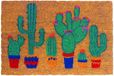 Merkloos Relaxdays Deurmat kokos - cactus - 60x40 cm - antislip