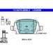 ATE Kit de plaquettes de frein, frein à disque 13.0470-2858.2 Opel 16 05 085