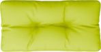 vidaXL Palletkussen 70x40x12 cm stof heldergroen